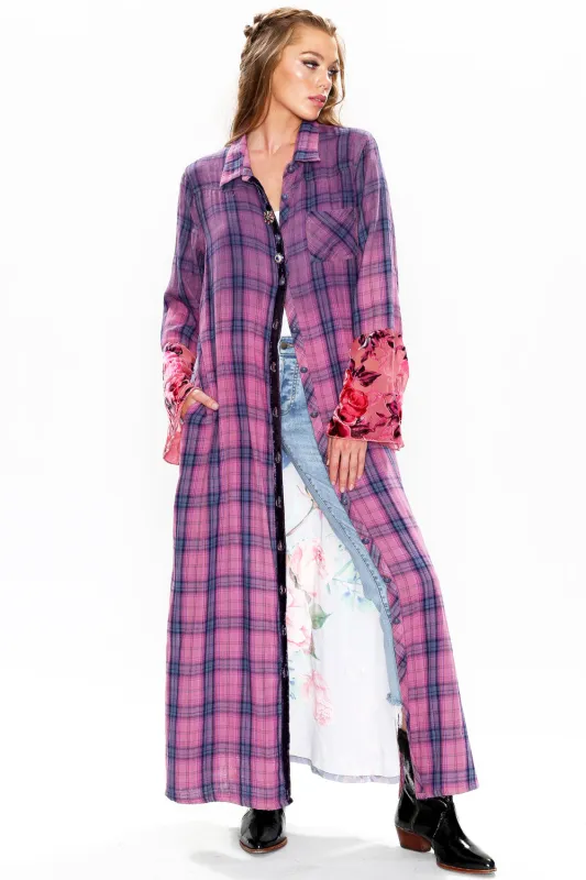 Beautiful Lover Maxi Duster sold by Aratta