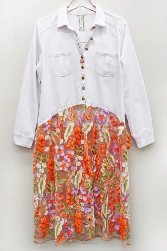 Margarit Is A Pearl Maxi Shirt sold by Aratta