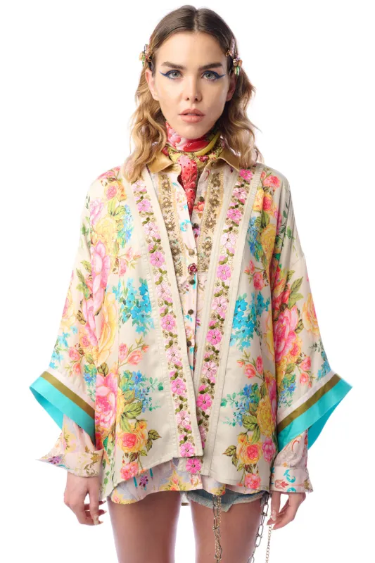 Earth Angels Short Kimono sold by Aratta