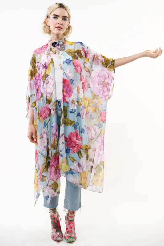 Roman Holiday Hand-Beaded Kimono sold by Aratta