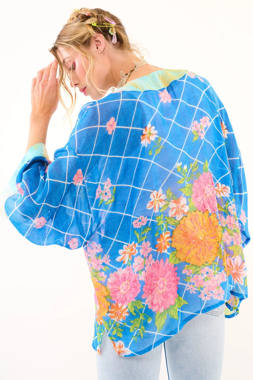 Borrocow Beauty Hand Embellished Kimono sold by Aratta product image thumbnail 3