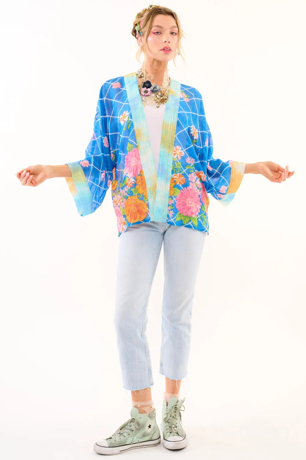 Borrocow Beauty Hand Embellished Kimono sold by Aratta product image thumbnail 4