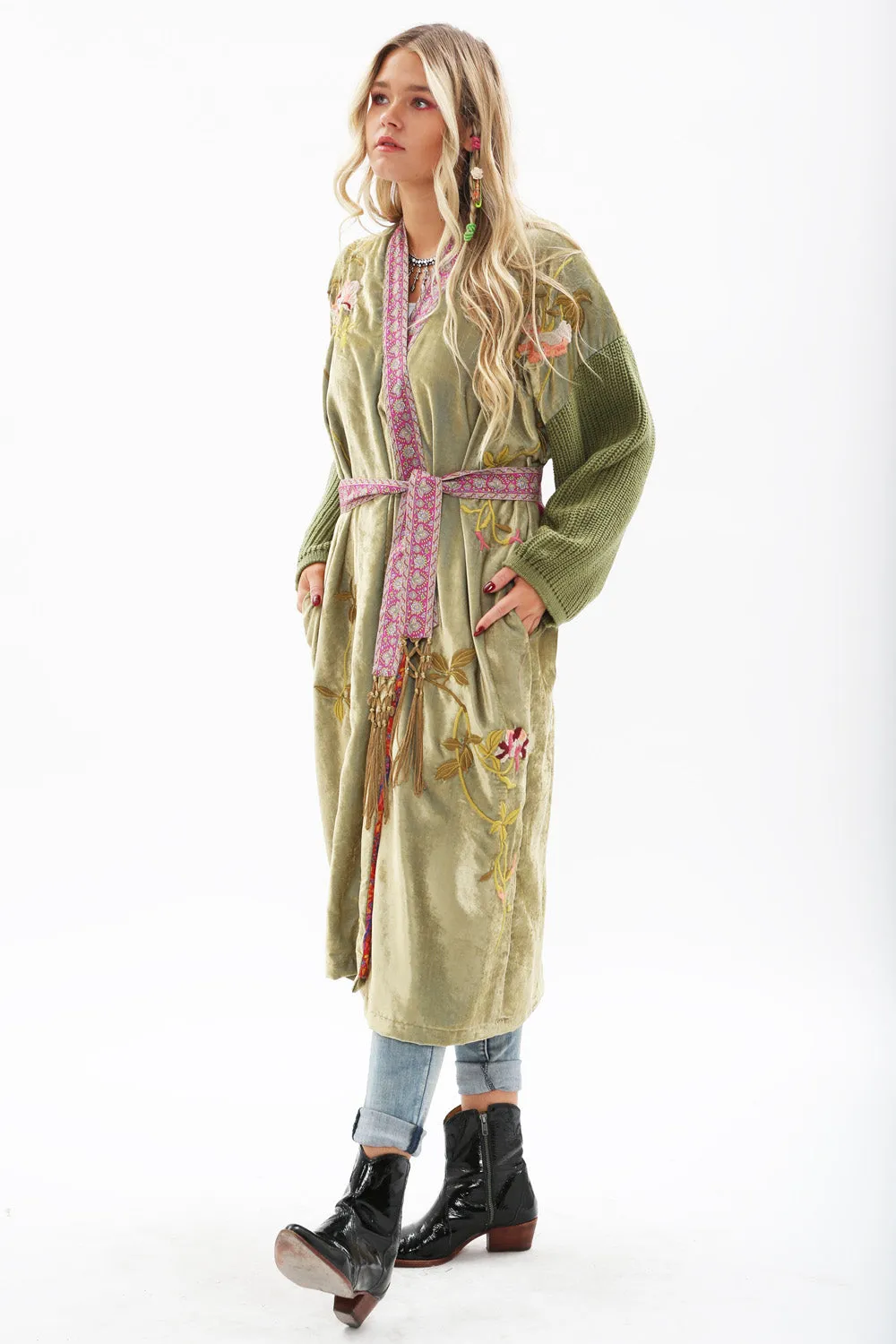 Something Magical Velvet Coat sold by Aratta product image thumbnail 3