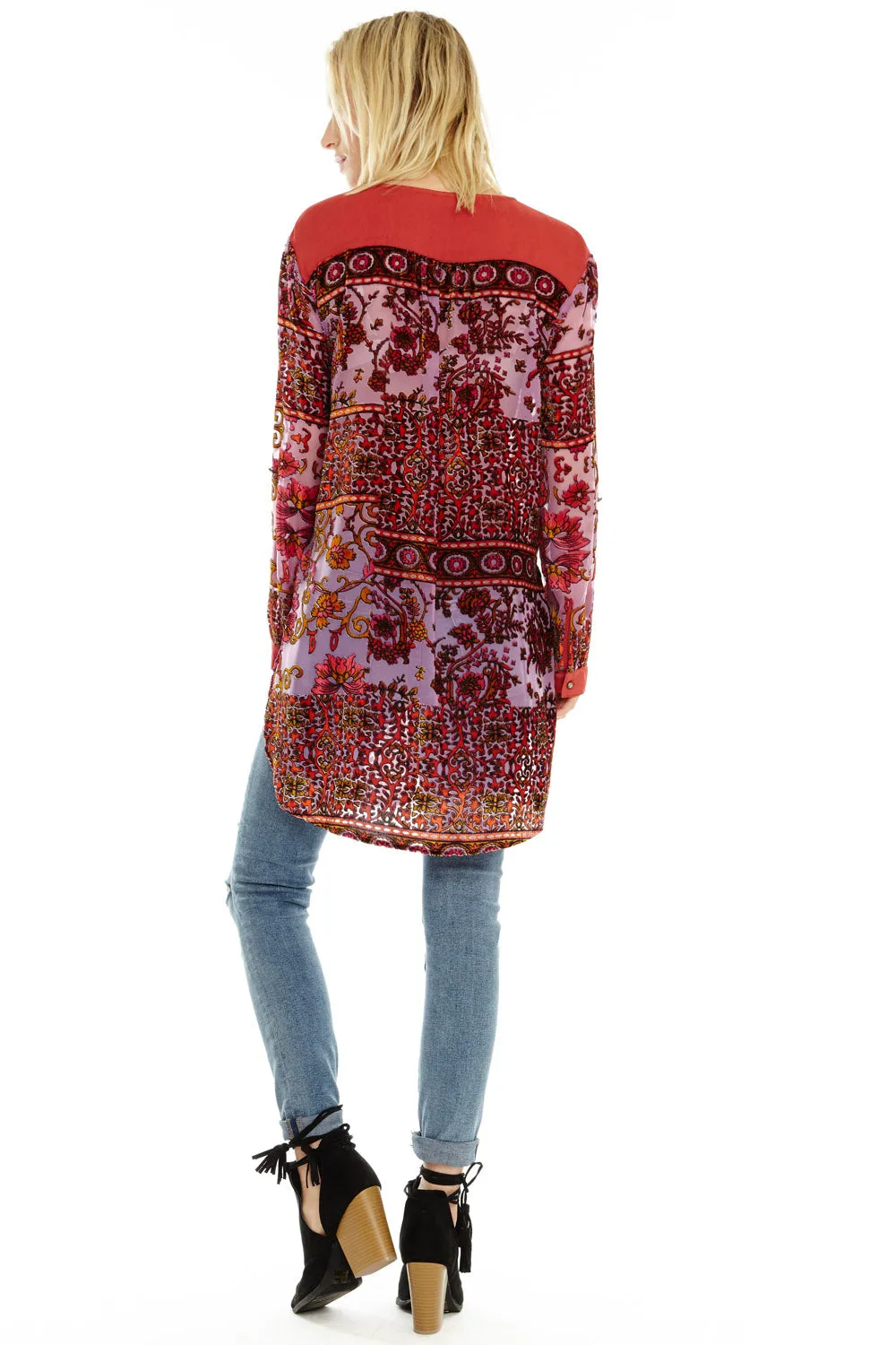 Velvet Violet Tunic sold by Aratta product image thumbnail 5