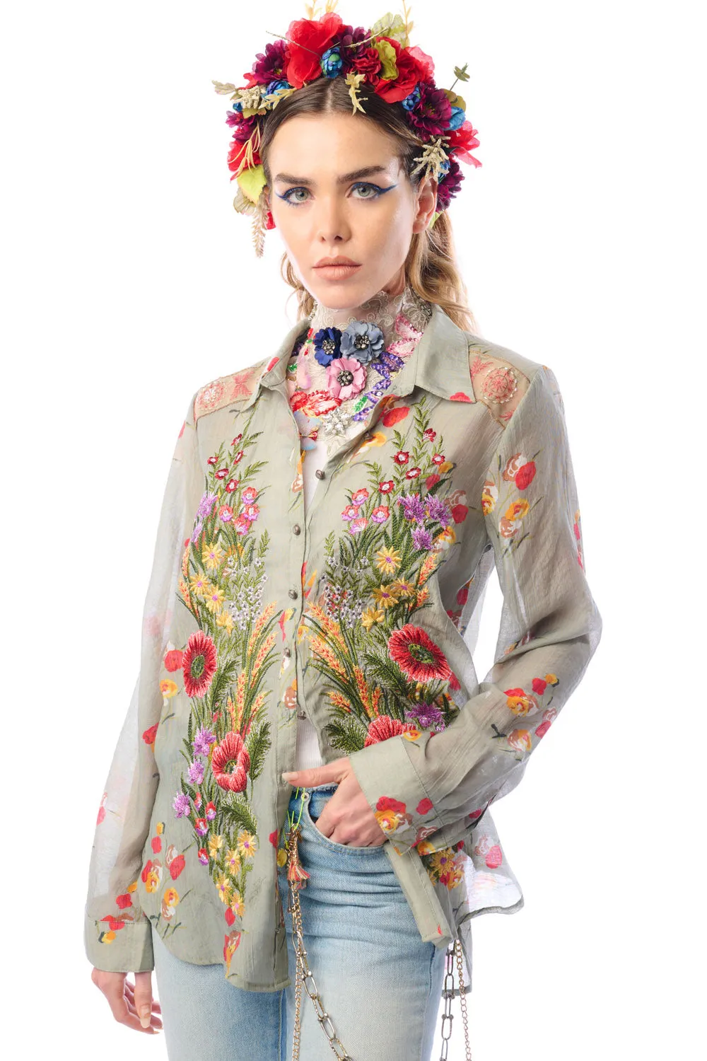 Mia Grace Shirt sold by Aratta product image thumbnail 3