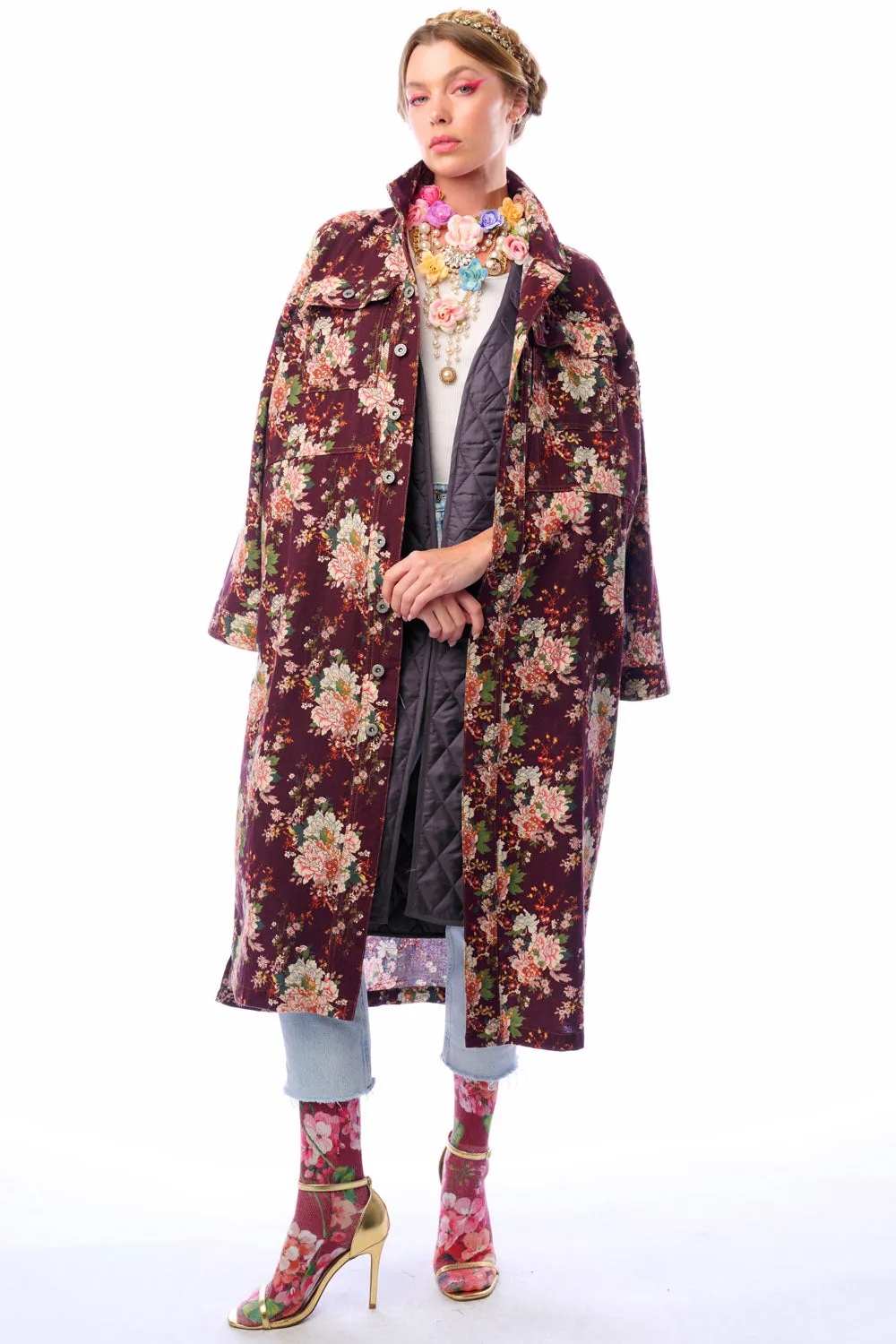 Cara Delvinge Coat sold by Aratta product image thumbnail 2