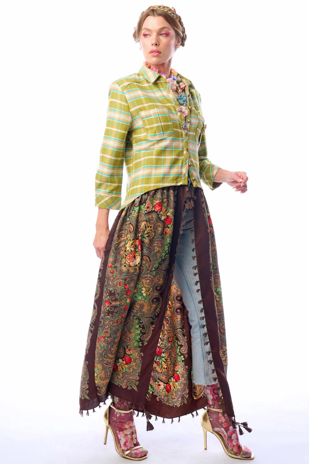 Beatrice Maxi Shirt sold by Aratta product image thumbnail 5