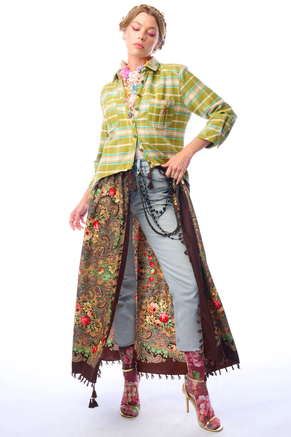 Beatrice Maxi Shirt sold by Aratta product image thumbnail 3
