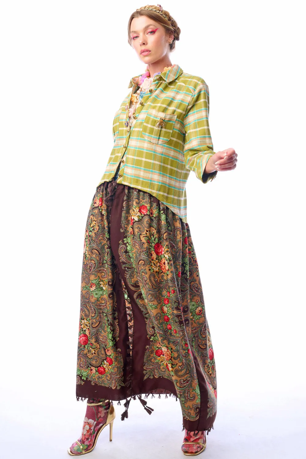 Beatrice Maxi Shirt sold by Aratta product image thumbnail 4