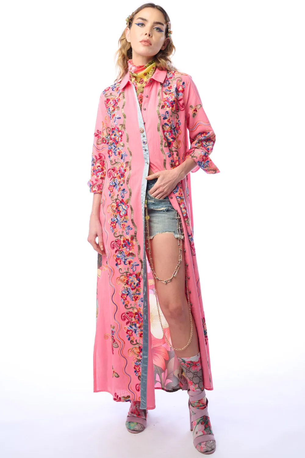 Beauty Mark Maxi Duster sold by Aratta product image thumbnail 3
