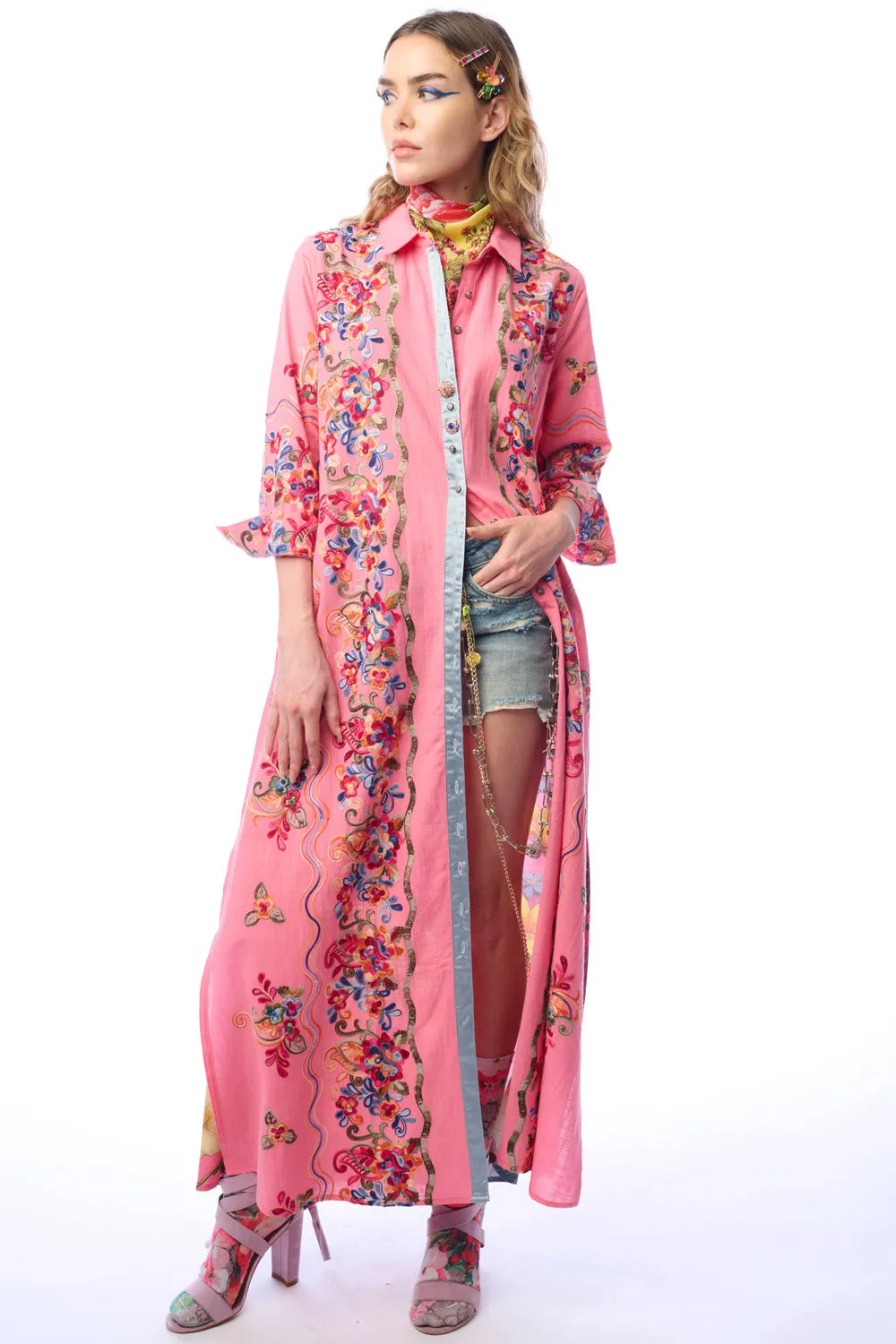 Beauty Mark Maxi Duster sold by Aratta product image thumbnail 2