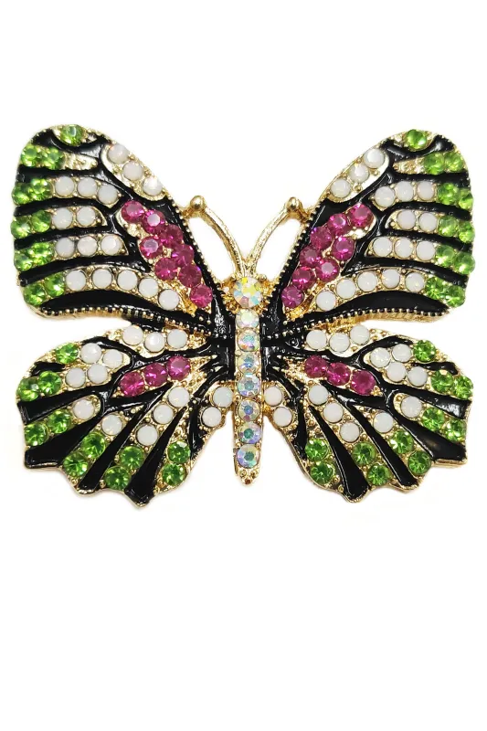 Colorful Butterfly Pin sold by Aratta