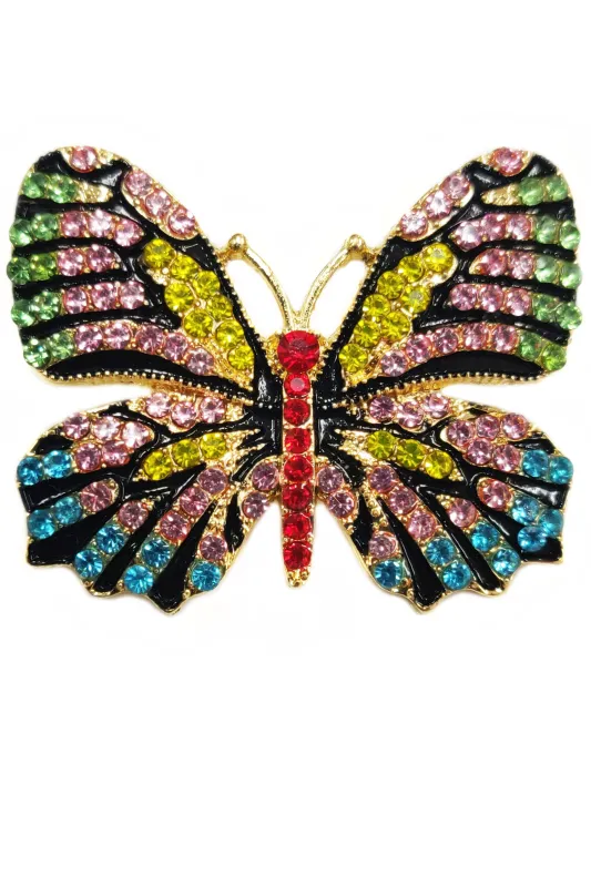 Colorful Butterfly Pin sold by Aratta