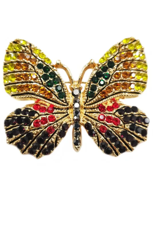 Colorful Butterfly Pin sold by Aratta