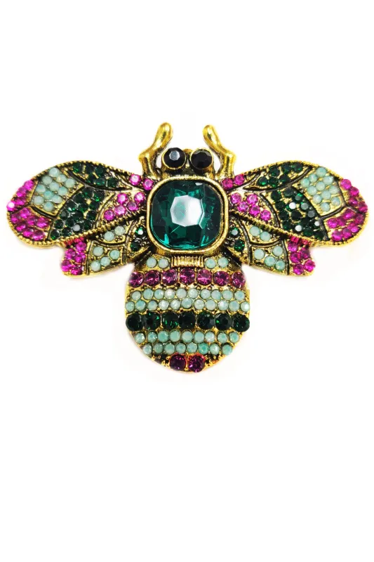 Jade Bee Pin sold by Aratta