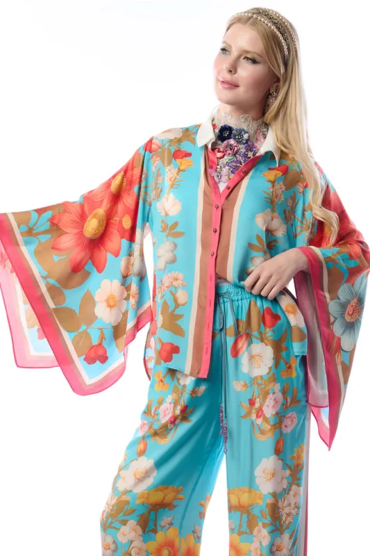 Floral Garden Shirt sold by Aratta