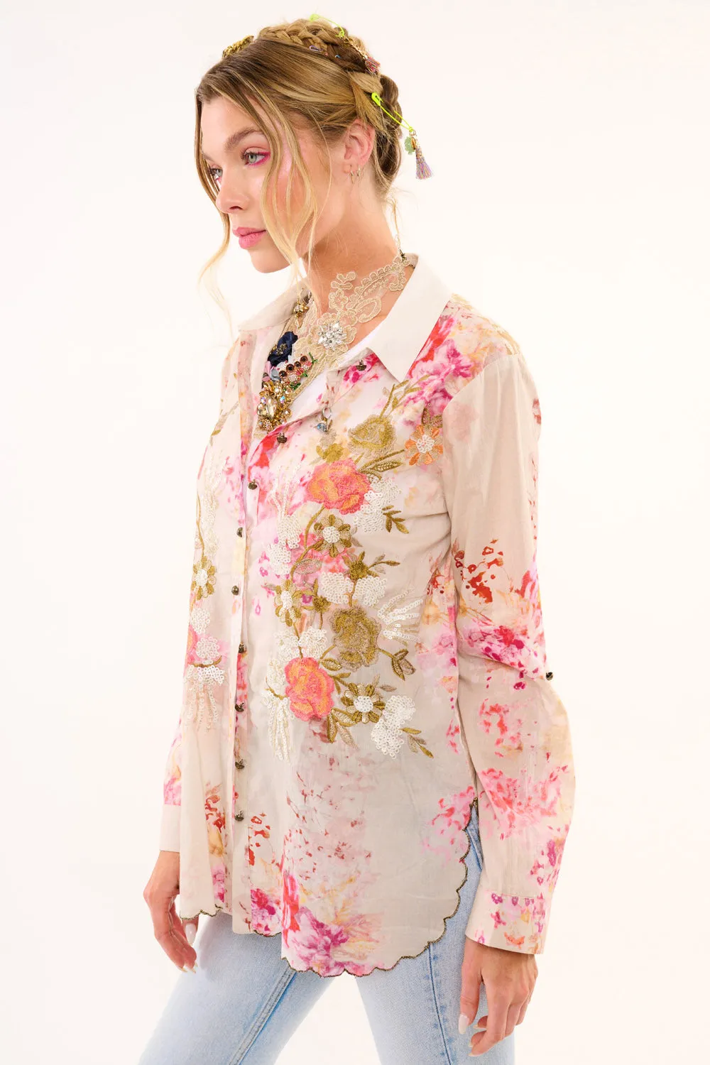 The Thought of You Shirt sold by Aratta product image thumbnail 4
