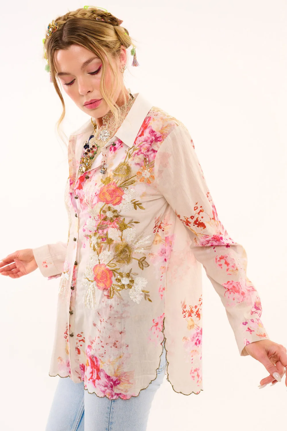 The Thought of You Shirt sold by Aratta product image thumbnail 3