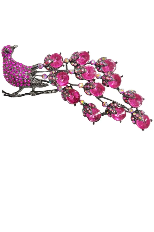 The Magnificent Peacock Pin made by Aratta