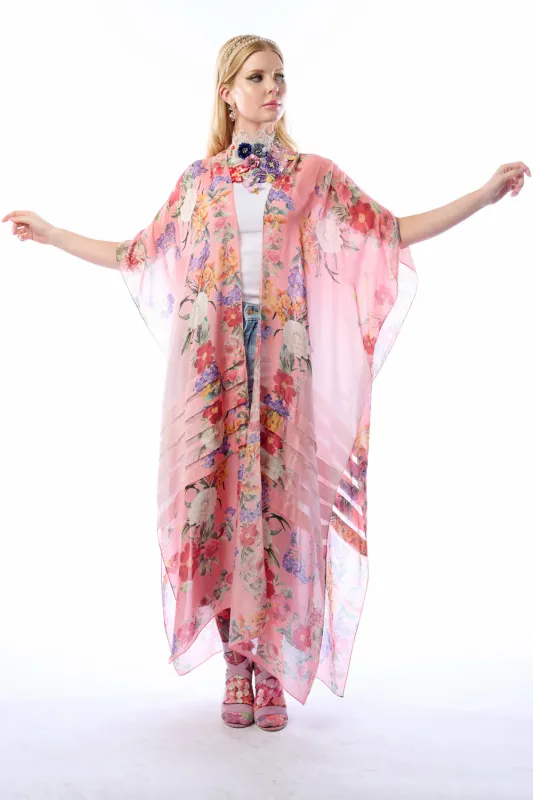 Softness Blooms Kimono made by Aratta