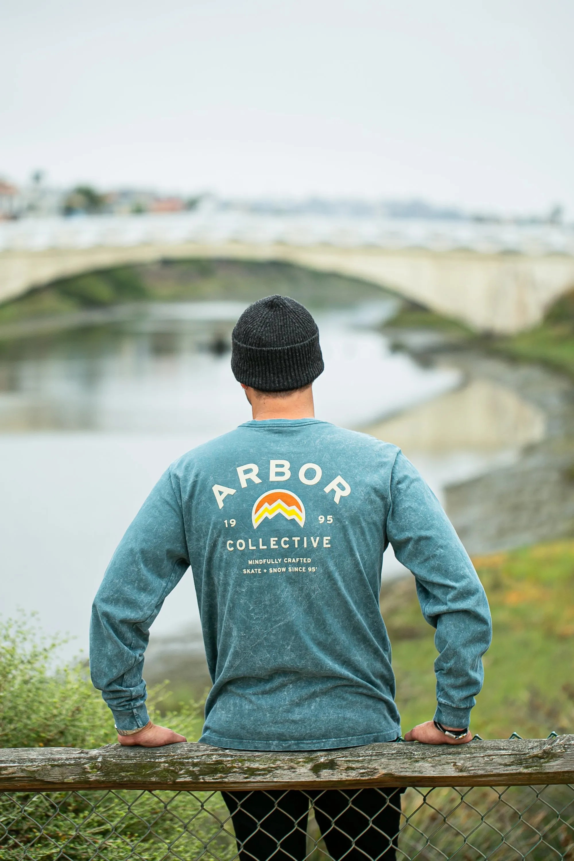 MTN Long Sleeve - Mineral Wash Green sold by Arbor product image thumbnail 3