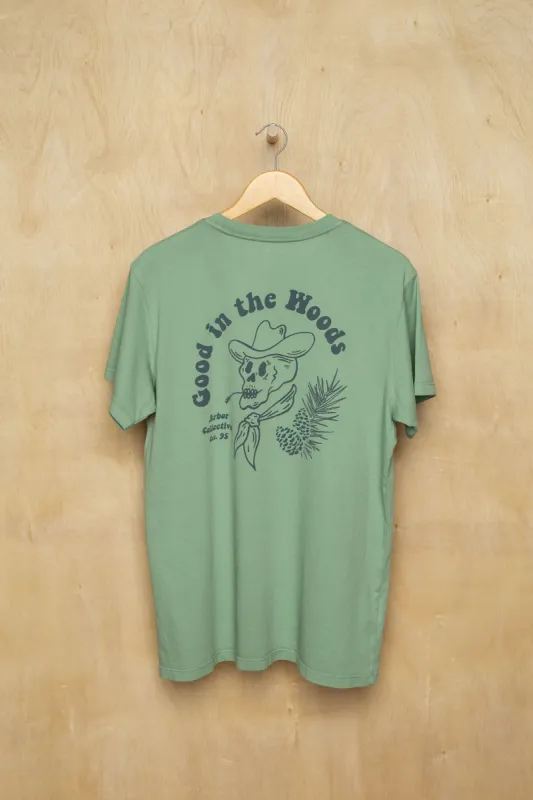 Good In The Woods SS Tee - Green sold by Arbor