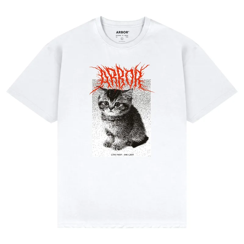 Kitten T-Shirt - White sold by Arbor