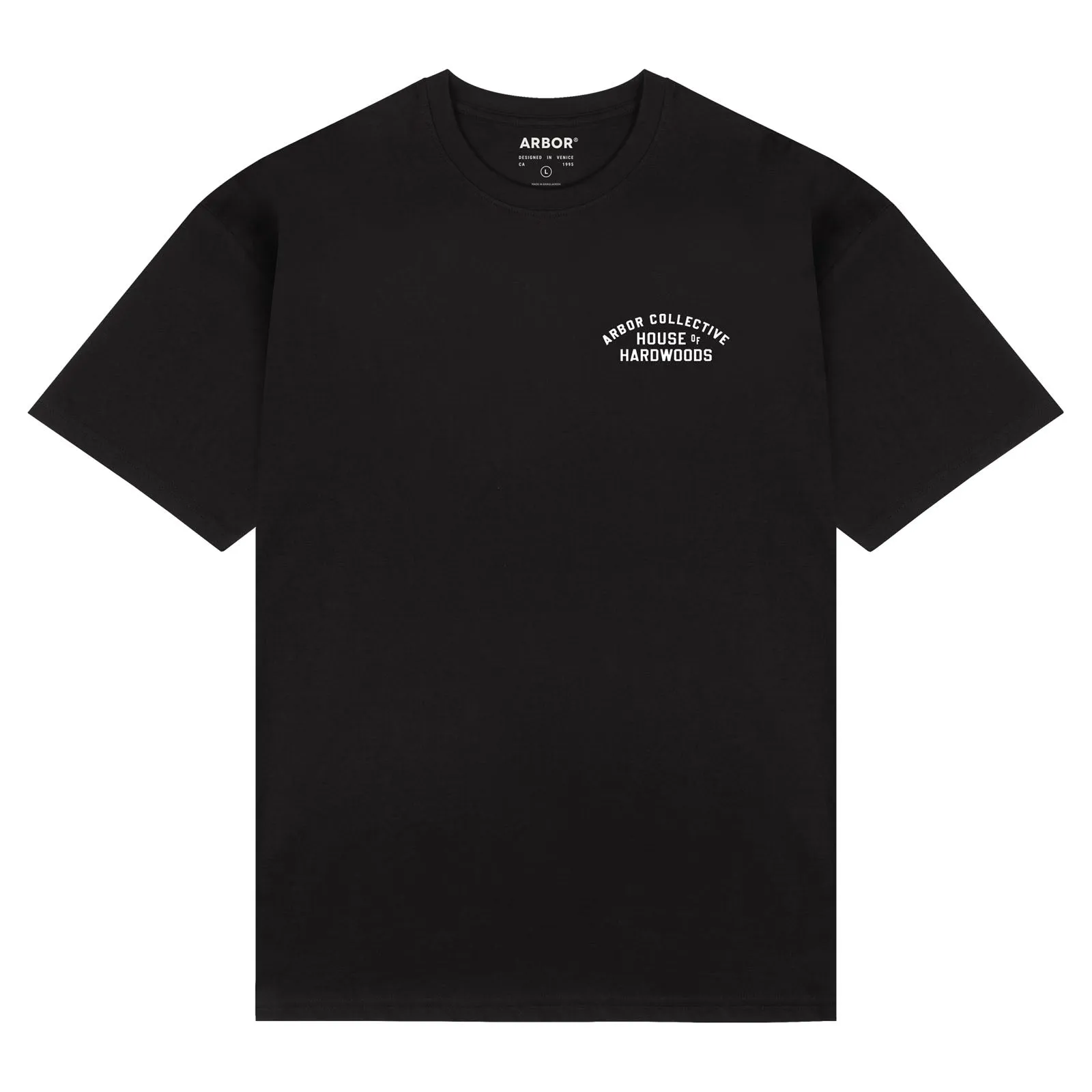 Hardwood T-Shirt - Black sold by Arbor product image thumbnail 2