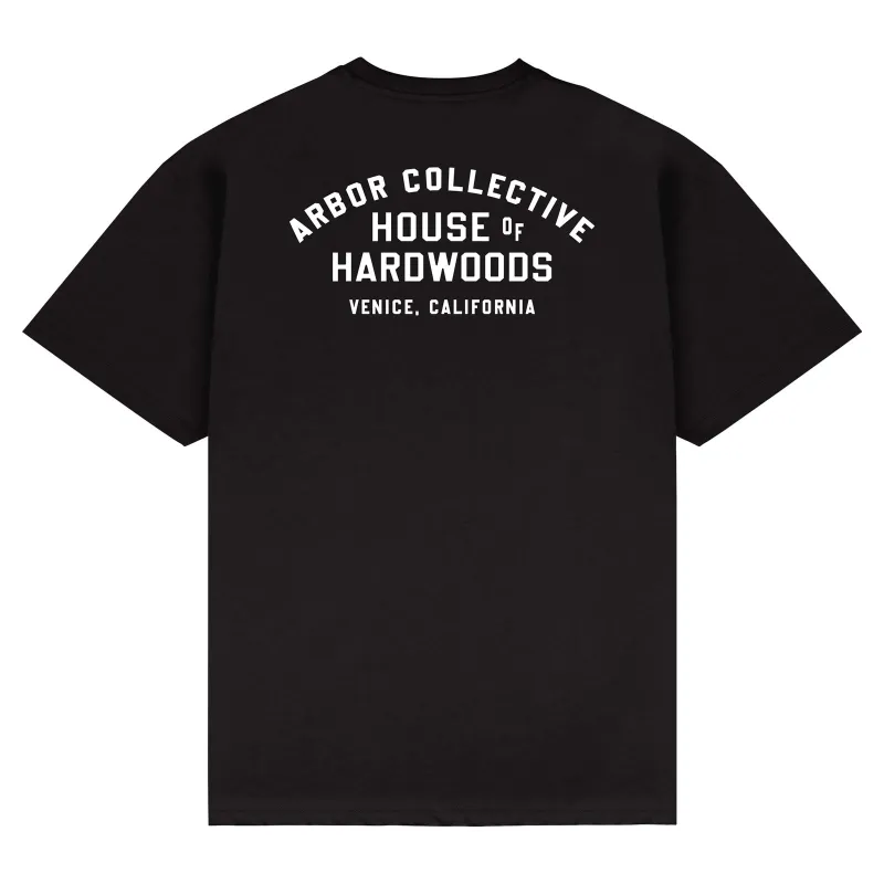 Hardwood T-Shirt - Black sold by Arbor