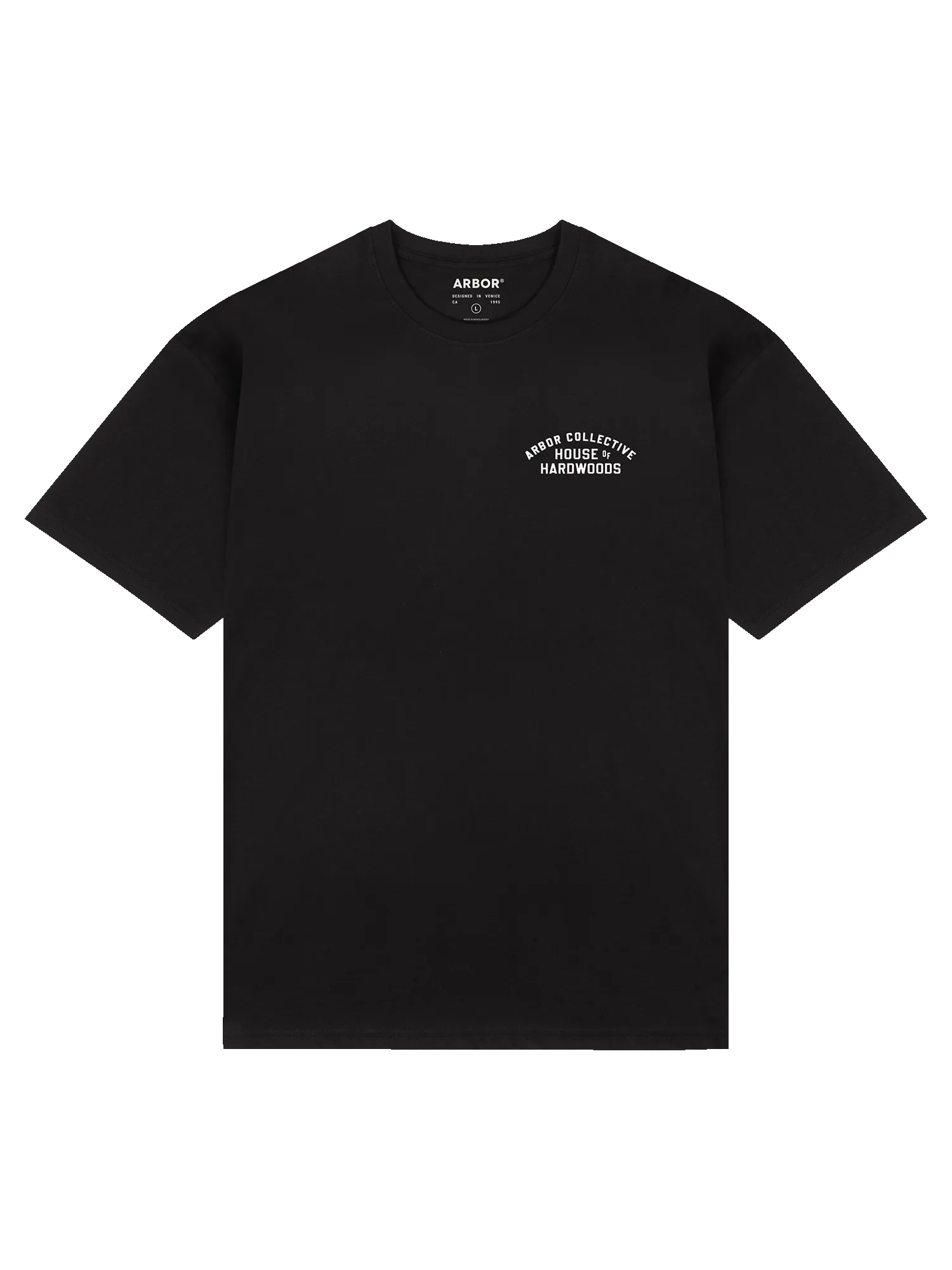 Hardwood T-Shirt - Black sold by Arbor product image thumbnail 4