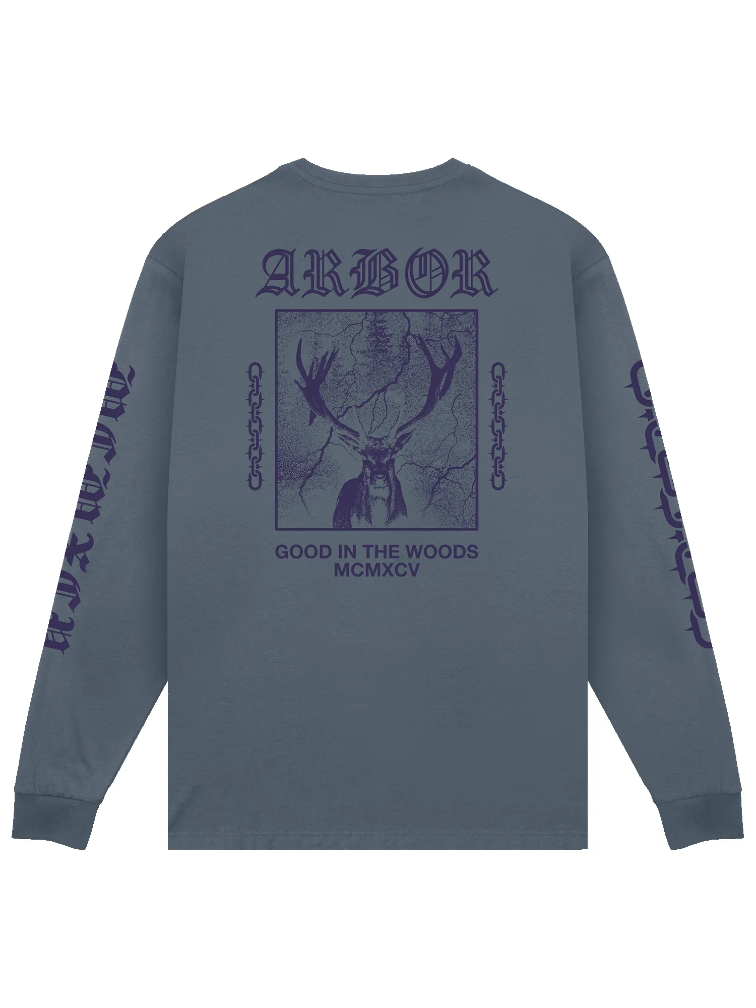 Stag LS T-Shirt - Slate sold by Arbor product image thumbnail 2