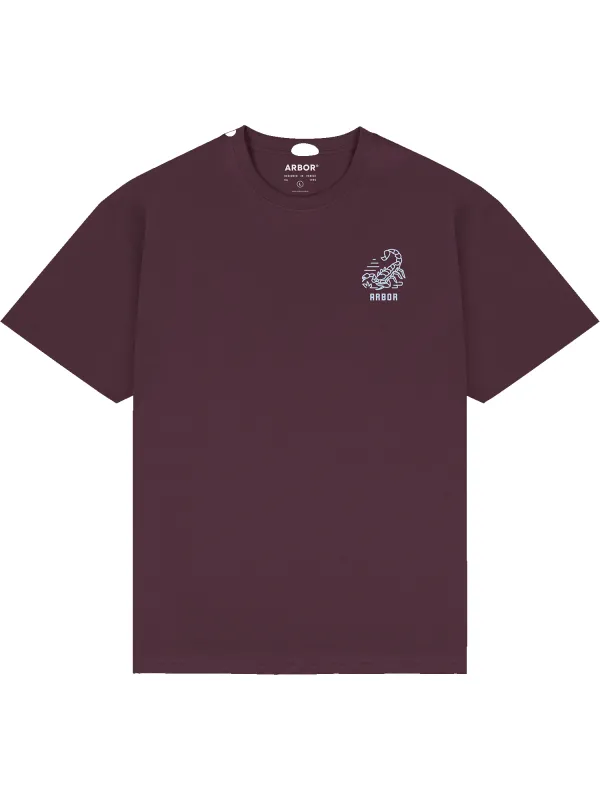 Bodega T-Shirt - Mulberry sold by Arbor