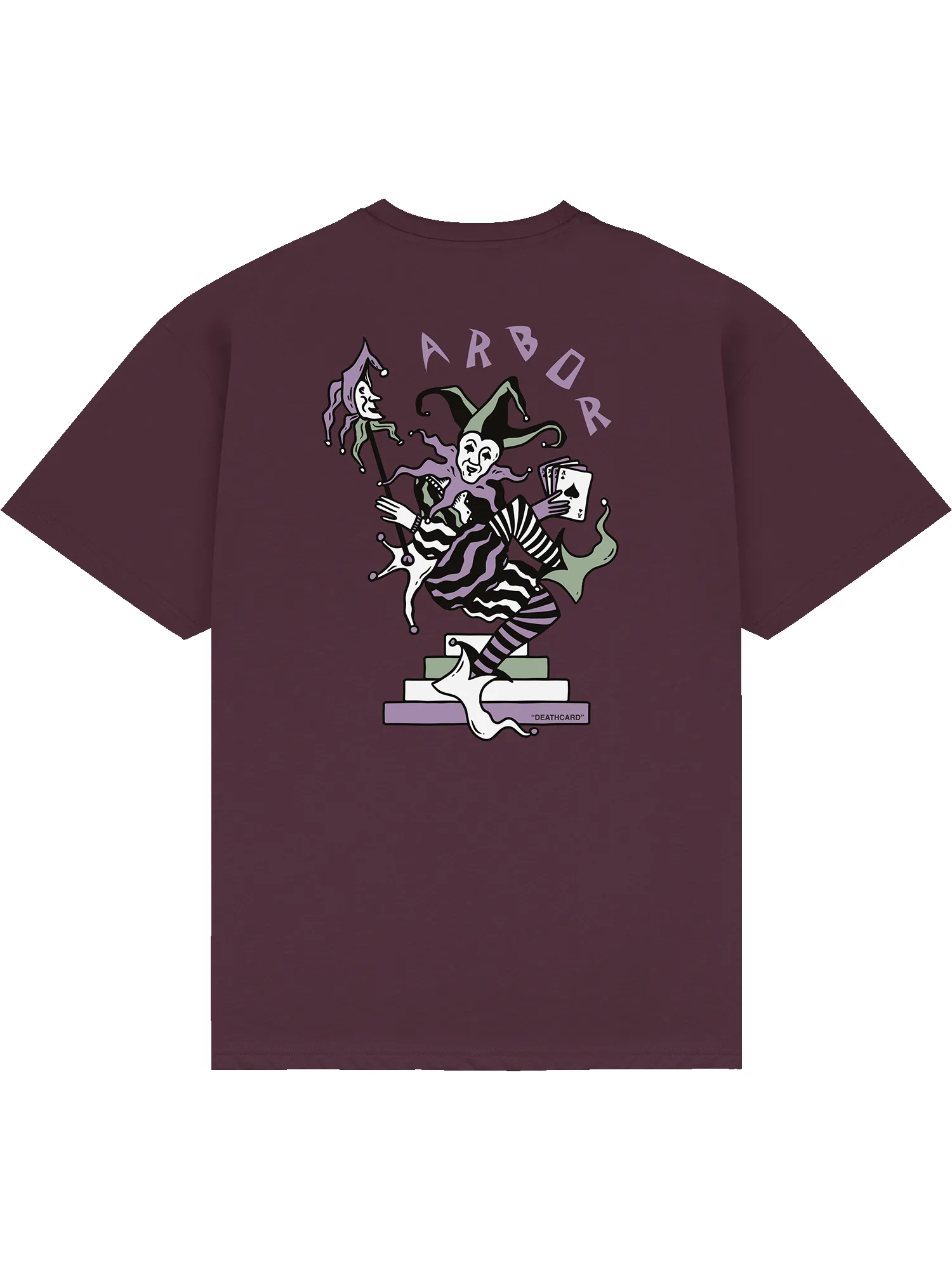 Deathcard T-Shirt - Mulberry sold by Arbor product image thumbnail 2