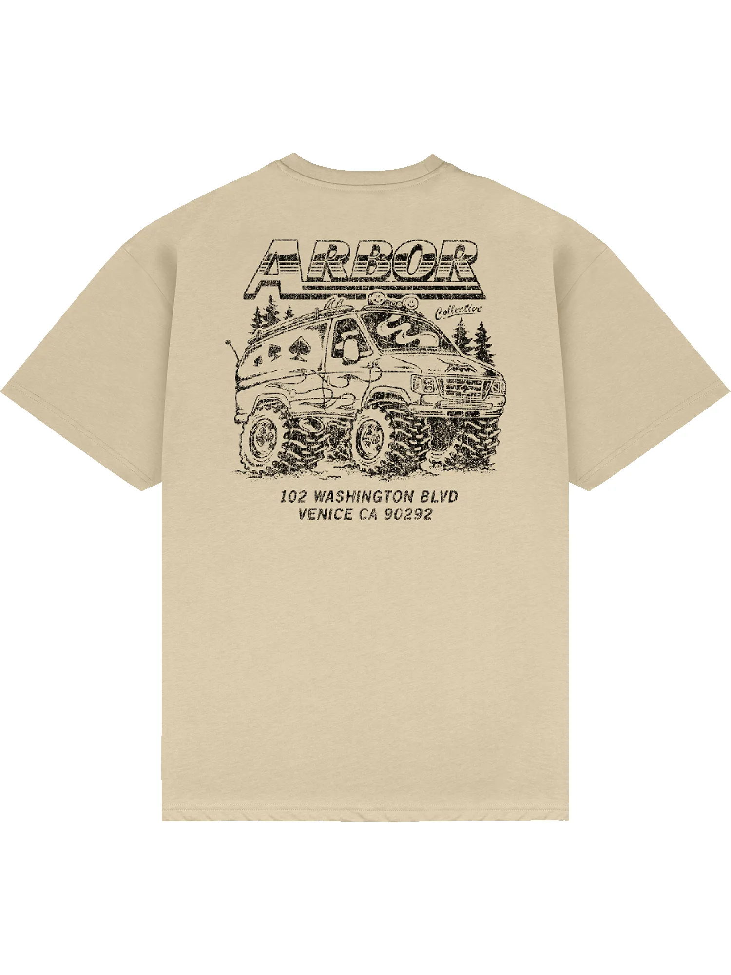 Vannin' T-Shirt - Sand sold by Arbor product image thumbnail 2