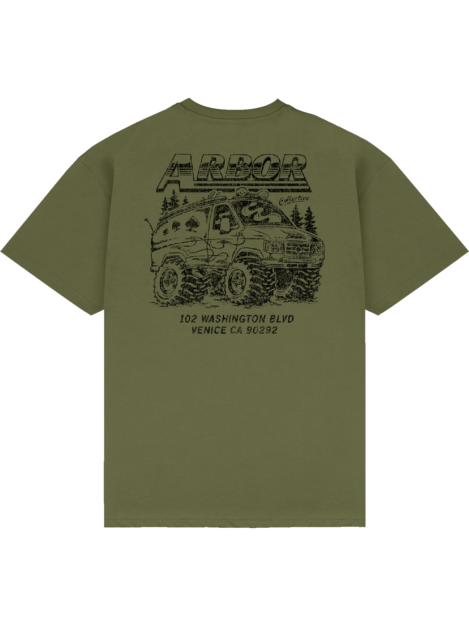 Vannin' T-Shirt - Army sold by Arbor product image thumbnail 2
