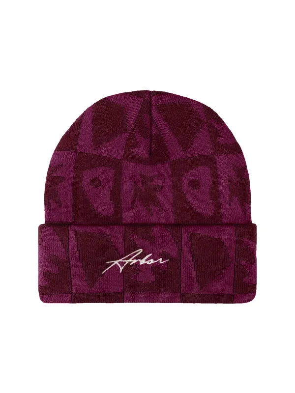 Roots Beanie - Mulberry sold by Arbor