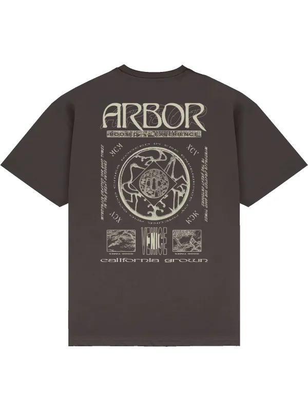 Evergreen T-Shirt - Faded Black made by Arbor