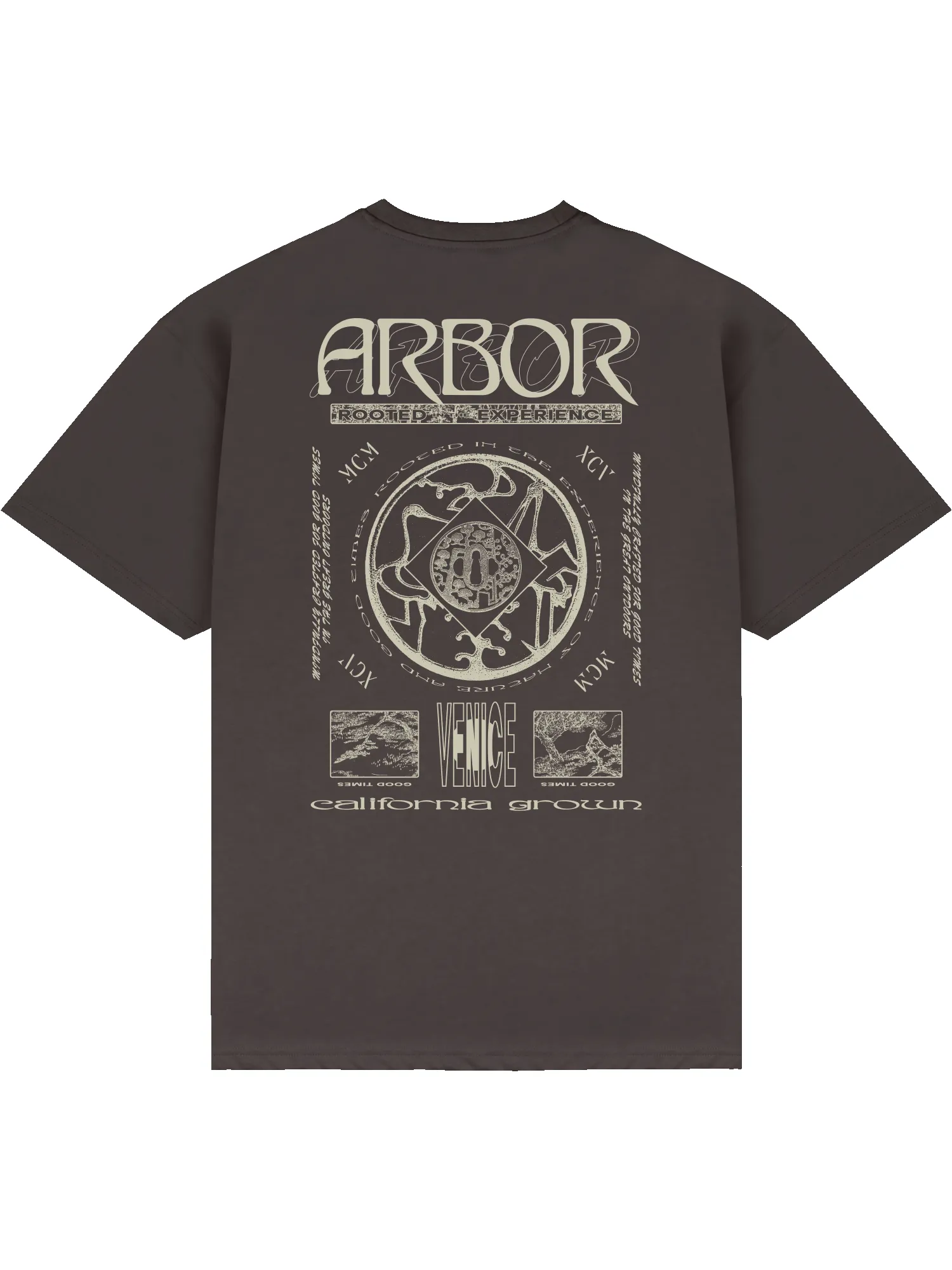 Evergreen T-Shirt - Faded Black sold by Arbor