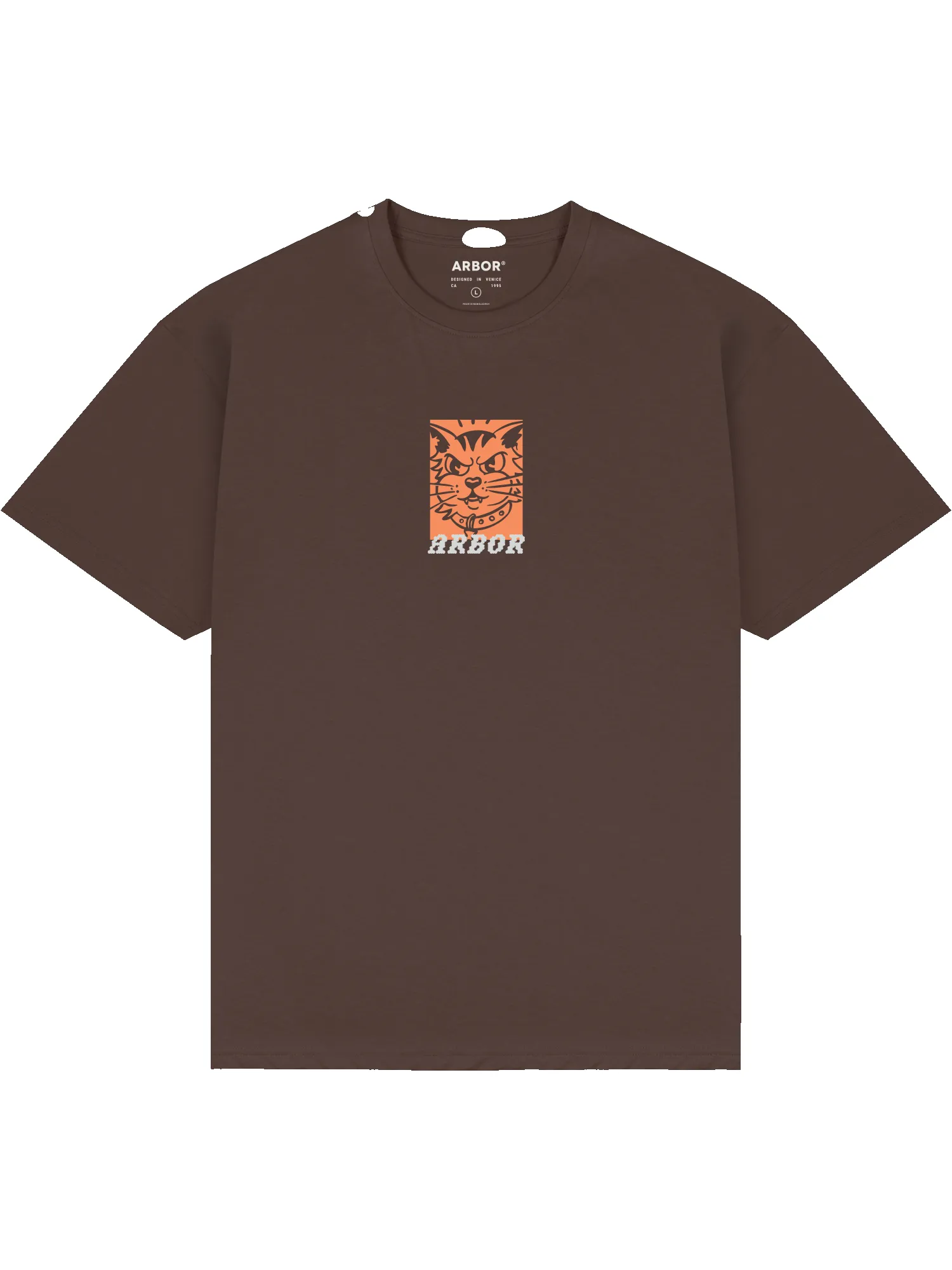 Whiskers T-Shirt - Chocolate sold by Arbor