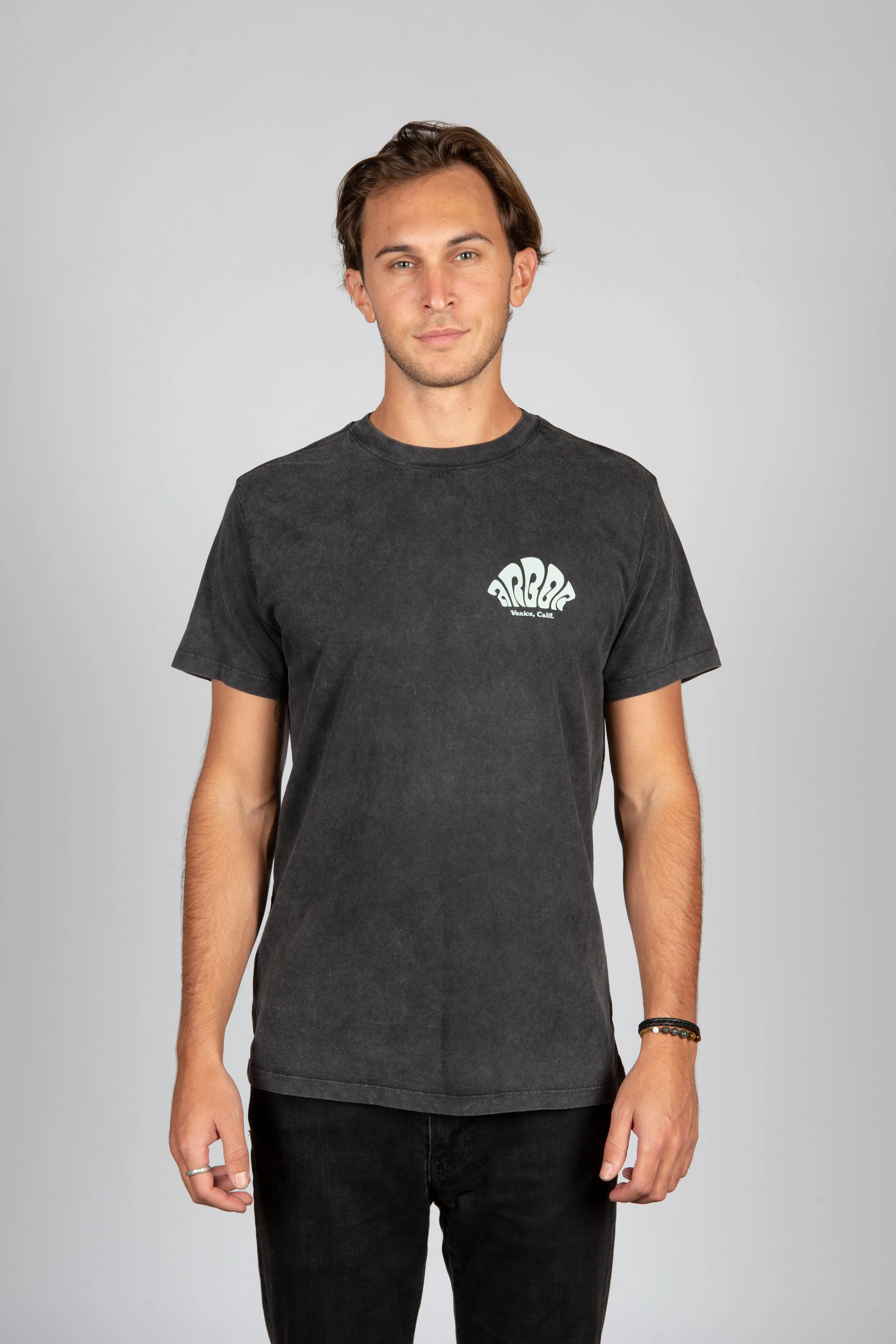 Microdose Tee - Mineral Wash Black sold by Arbor product image thumbnail 4