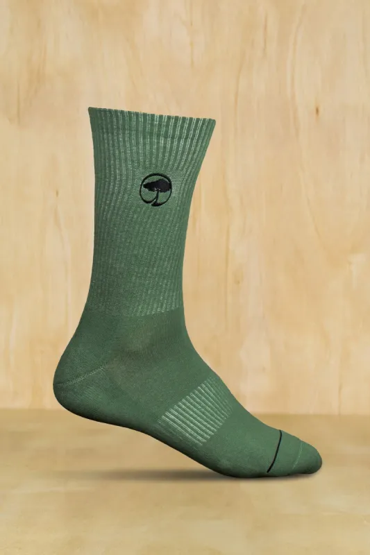 Icon Sock - Surplus Green sold by Arbor