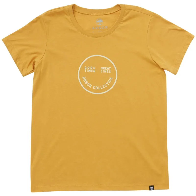 Happy Trails Tee - Mustard sold by Arbor