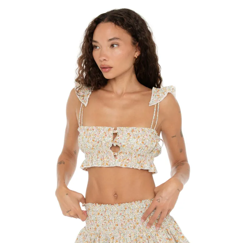 Eran Floral Top sold by ARE YOU AM I