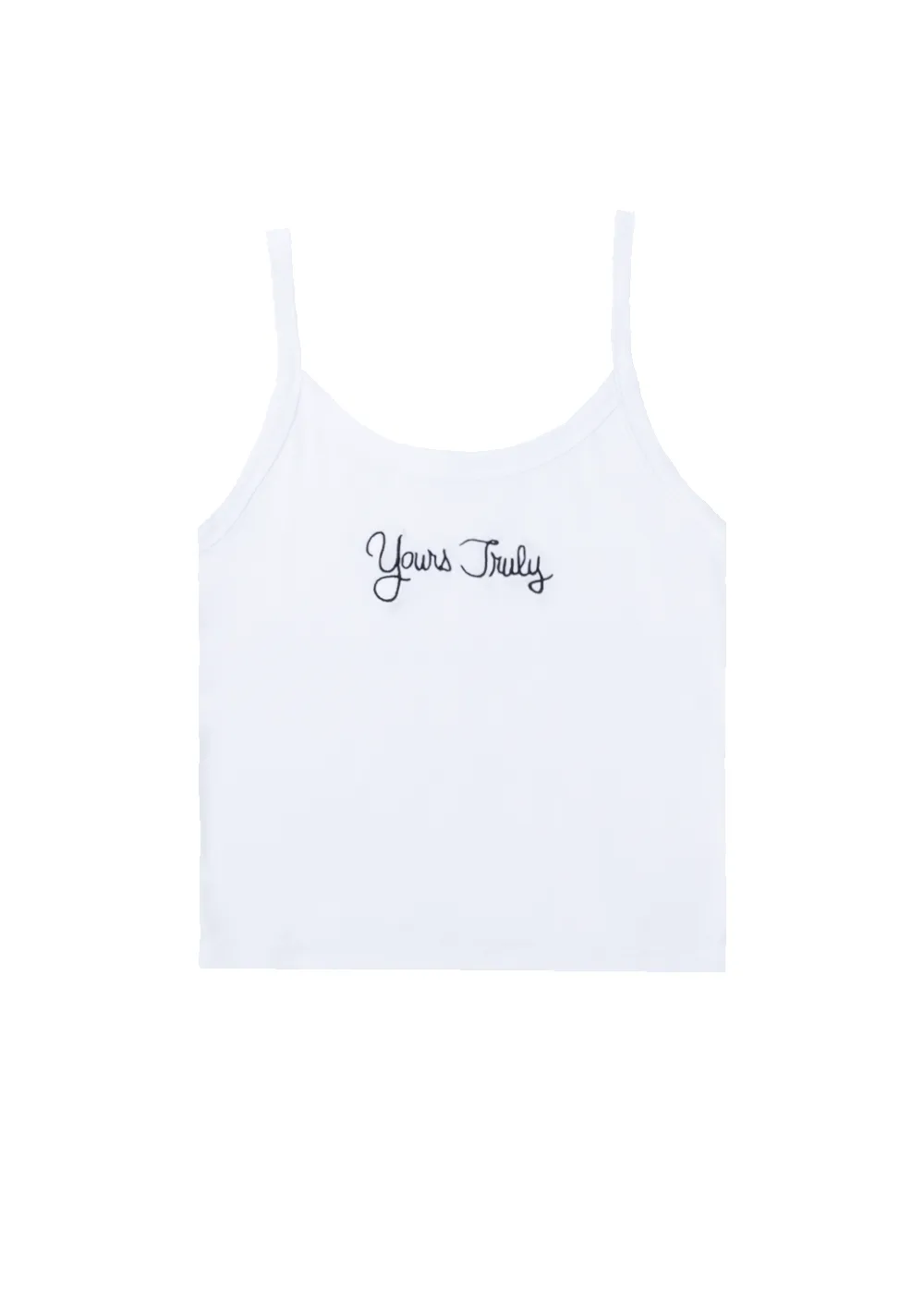 yours truly 10th anniversary cropped tank top sold by Ariana Grande
