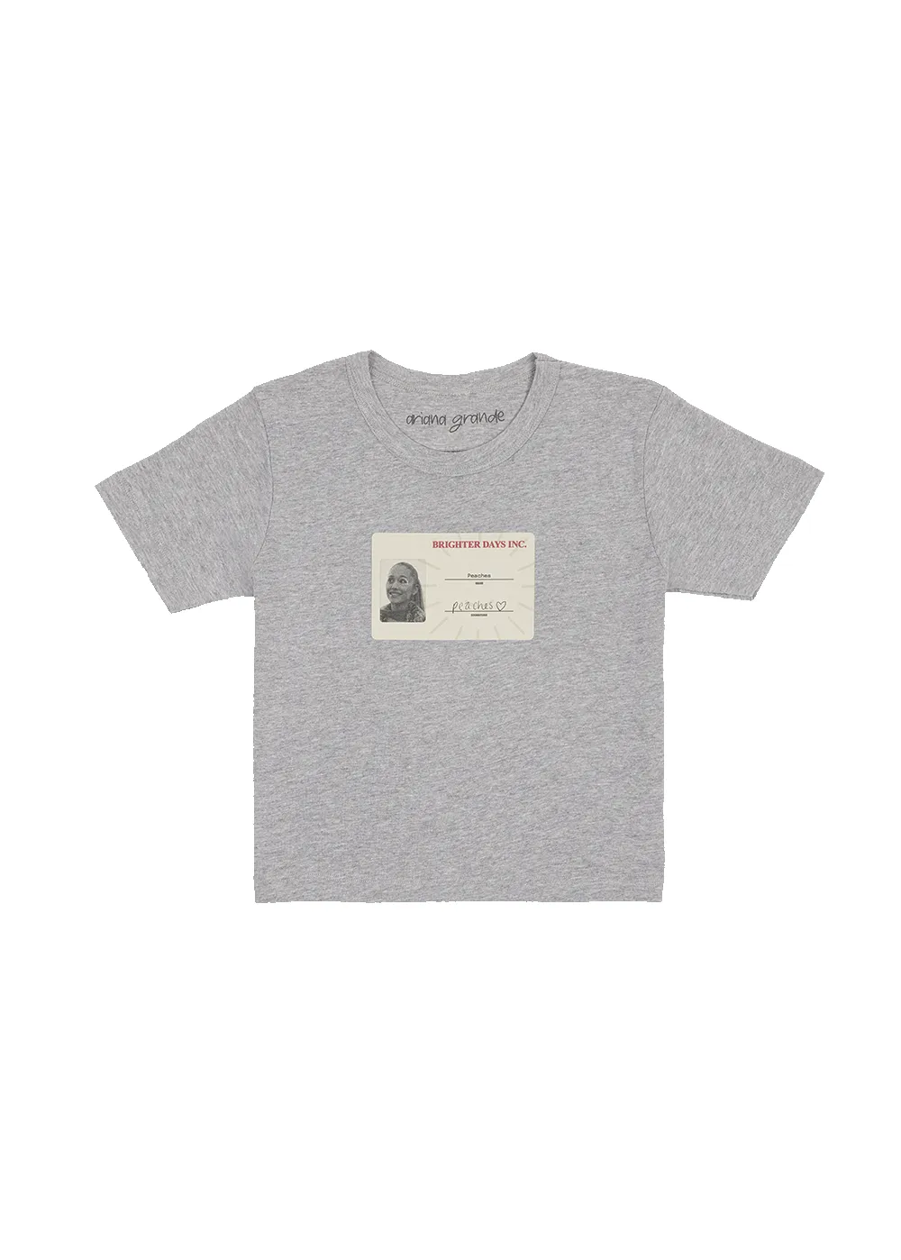 brighter days cropped t-shirt sold by Ariana Grande