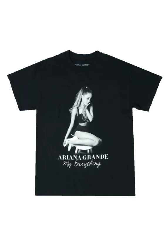 my everything b&w t-shirt sold by Ariana Grande