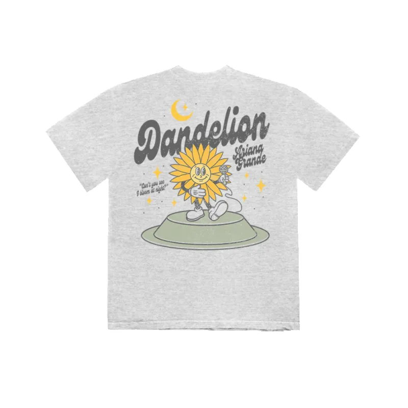 dandelion t-shirt (grey) sold by Ariana Grande