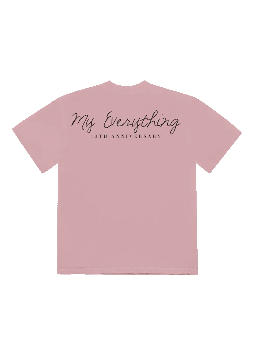 my everything tenth anniversary pink t-shirt sold by Ariana Grande product image thumbnail 2