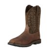 Groundbreaker Wide Square Toe Steel Toe Work Boot sold by Ariat