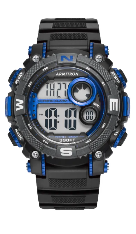 Armitron Chrono Pro™ | 53mm, Blue/Gray sold by Armitron